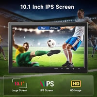 Podofo 10.1" HD Monitor autós kamera és biztonsági rendszer kijelzőhöz 2
