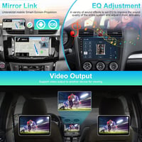 Podofo 2 DIN Autórádió 7" Android 13 Érintőképernyővel - GPS Navigáció, Bluetooth, WiFi, Tolatókamera, FM/RDS, Mirror Link, 32GB 4
