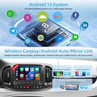 Podofo Fiat 500L Autórádió Android 15 Carplay 7" Érintőképernyő GPS Bluetooth 4