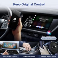 Podofo Wireless CarPlay Adapter iPhone-hez, 5.8GHz WiFi, Plug & Play 4