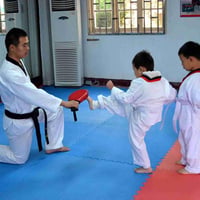 POENVFPO Kickboxing Ütéspad Taekwondo Edzéshez Profi Szintű 8