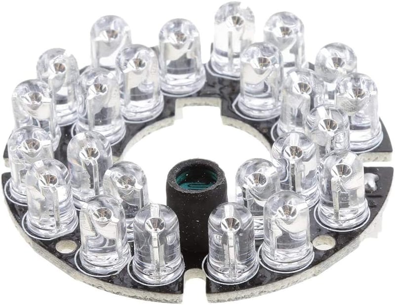 POFET 24db Infrared IR LED 850nm Kameramodul Megfigyelő Rendszerhez