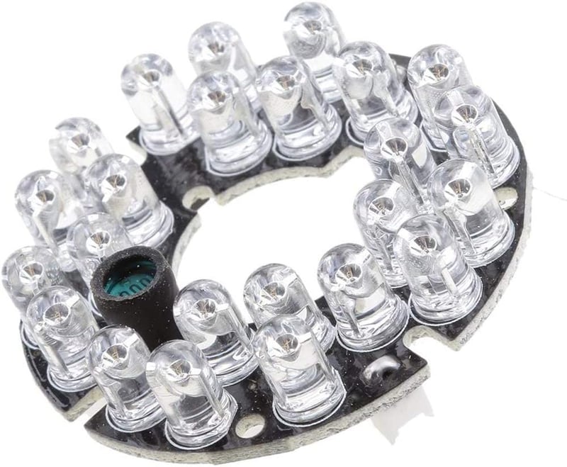 POFET 24db Infrared IR LED 850nm Kameramodul Megfigyelő Rendszerhez