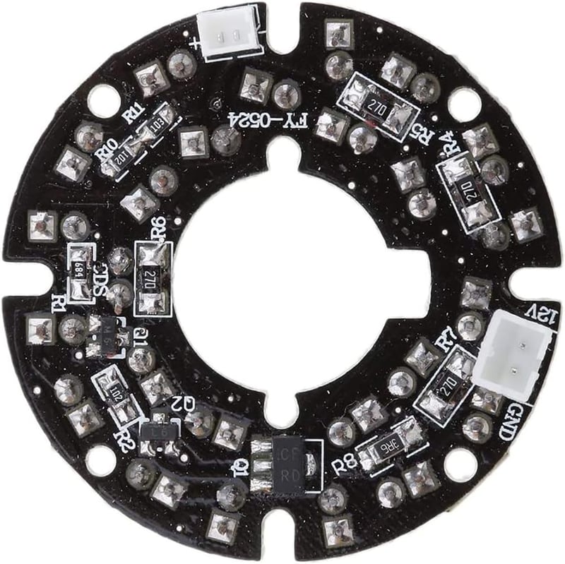 POFET 24db Infrared IR LED 850nm Kameramodul Megfigyelő Rendszerhez
