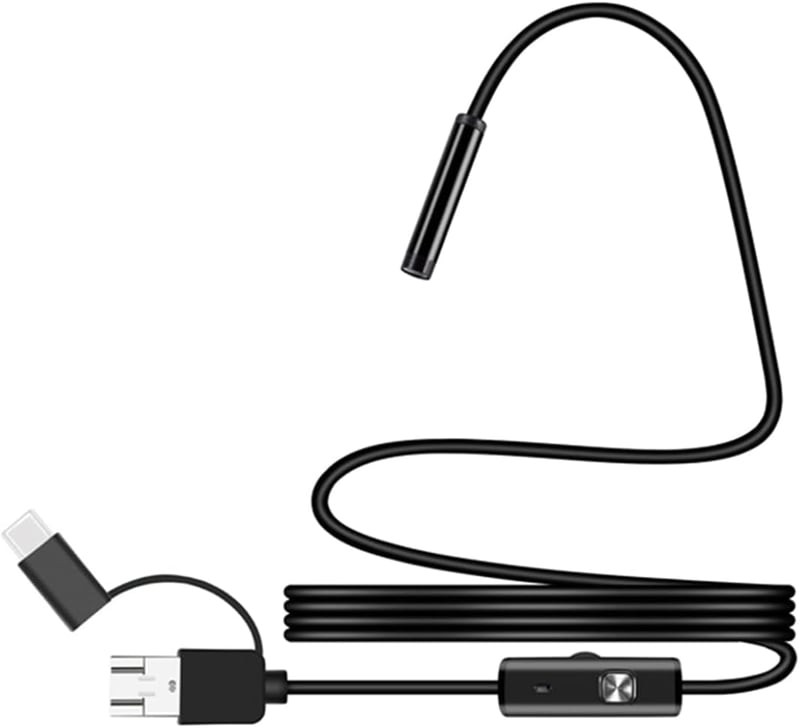 POFET 3in1 Endoszkóp Kamera Lámpa Vízálló 5m USB Android PC Laptop