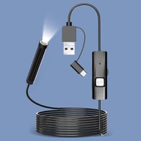 POFET 3in1 Endoszkóp Kamera Lámpa Vízálló 5m USB Android PC Laptop 6