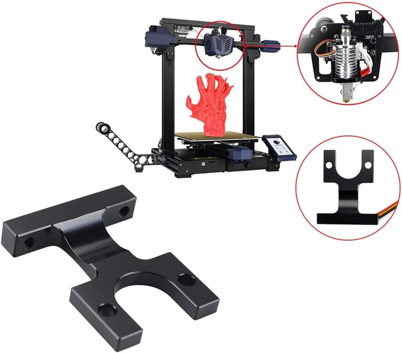 POFET Anycubi Kobramax Hotend Fúvóka Tartó Szenzor Automata Szintezéshez