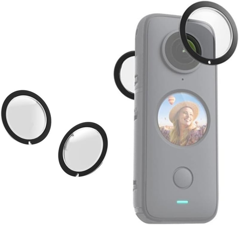 POFET Insta360 One X2 Dual Lencse Védő Tok Panorámikus Akciókamera Kiegészítő