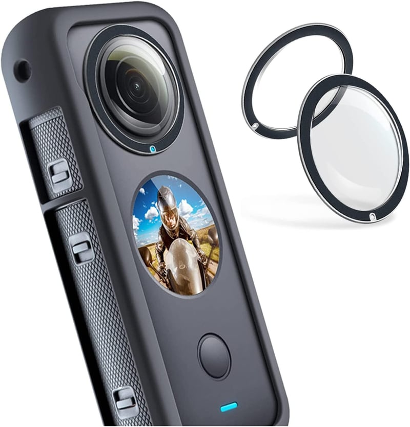 POFET Insta360 One X2 Dual Lencse Védő Tok Panorámikus Akciókamera Kiegészítő