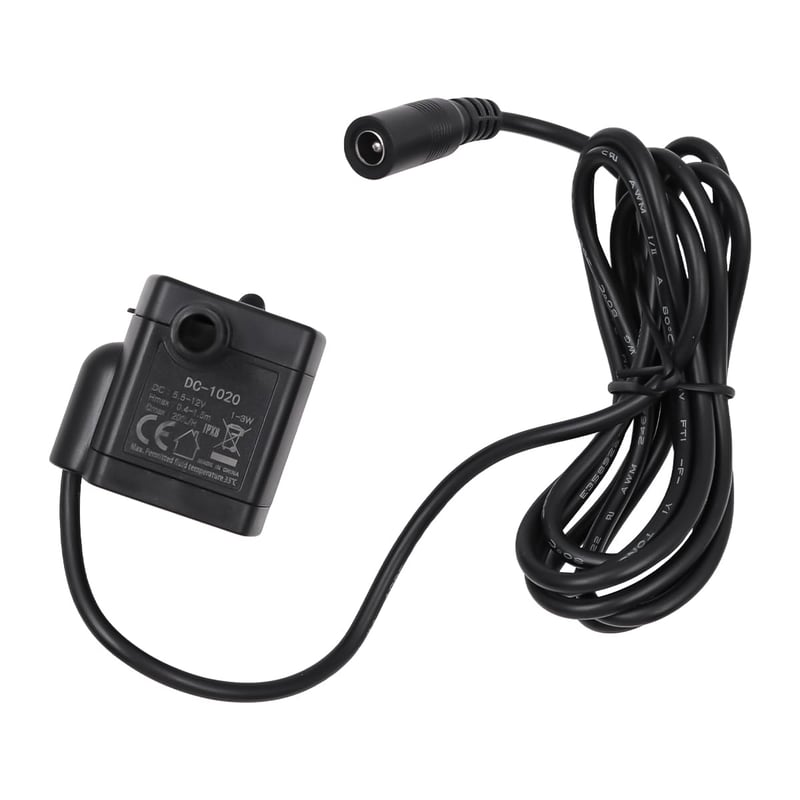 POFET mini potopna pumpa DC 5-12V, 200 L/h, za solarne fontane