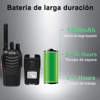 Pofung PT88E PMR446 walkie talkie 16 csatornás VOX fekete 6 darabos rádiókészülék építkezés, étterem és hotel 5