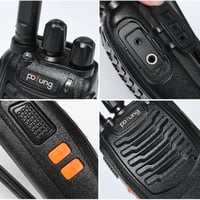 Sada 6 kusov vysielačiek Pofung PT88E PMR446 – 16 kanálov, bezlicenčné, s USB nabíjacou stanicou a slúchadlami, čierne 4