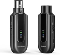POGOLAB BKW-X1 Vezeték Nélküli XLR Mikrofon Adapter Szett - 2.4GHz, 12 Órás Üzemidő, 150 Láb Hatótáv, Dinamikus és Kondenzátor Mikrofonokhoz 1