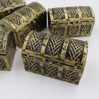POHOVE 10 db Mini Kalóz Kincsesláda Antik Ékszertartó Tárolo Szett 8x5cm 5