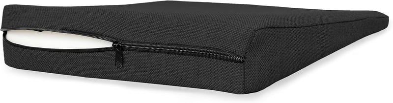 POKAR Ergonomikus Ékpárna Fekete 38x38 cm Irodai Szék és Autó Üléshez
