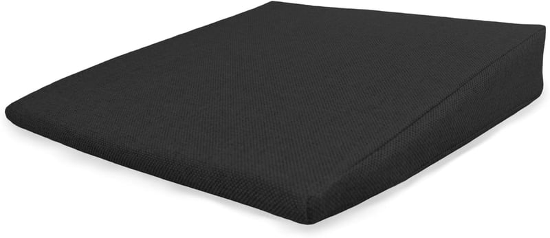 POKAR Ergonomikus Ékpárna Fekete 38x38 cm Irodai Szék és Autó Üléshez