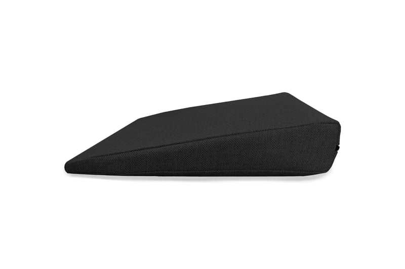 POKAR ergonomska klinasta podloga za uredsku stolicu i auto - crna - 38x38x8 cm