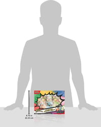 Pokémon Deluxe Pin kolekcia Prví Mega evoluční partneri Transcendentní hrdinovia – 3 lesklé promo karty, 1 deluxe odznak a 5 booster balíčkov 9