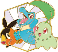 Pokémon Deluxe Pin kolekcia Prví Mega evoluční partneri Transcendentní hrdinovia – 3 lesklé promo karty, 1 deluxe odznak a 5 booster balíčkov 8