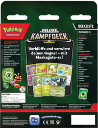 Pokémon Zberateľská kartová hra: Deluxe bojový balíček Maskagato-ex – Okamžite hrateľný balíček so 60 kartami a príslušenstvom 4