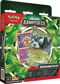 Pokémon Zberateľská kartová hra: Deluxe bojový balíček Maskagato-ex – Okamžite hrateľný balíček so 60 kartami a príslušenstvom 1
