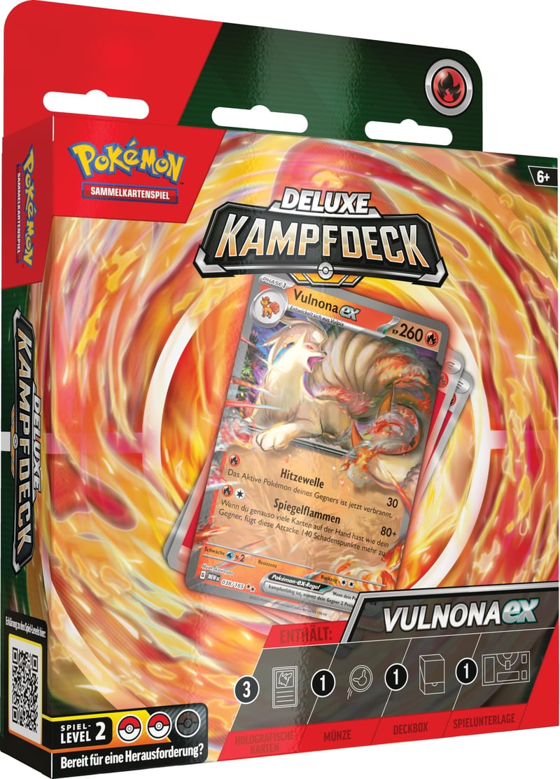 Pokémon Zberateľská kartová hra: Deluxe bojový balíček Ninetales-ex – Okamžite hrateľný balíček so 60 kartami a príslušenstvom
