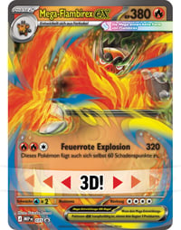 Pokémon zberateľská kartová hra: Kolekcia Mega vývoja – Vznešení hrdinovia: Mega-Emboar-ex (1 holografická promo karta, 1 obrovská pohyblivá karta a 4 5
