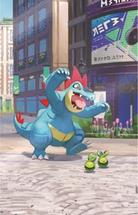 Mini-plechovka Pokémon Illumis – Salamence a Litleo (2 balíčky, 1 umelecká karta a 1 hárok nálepiek) 6