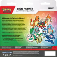Pokémon Illusztráció Gyűjtemény Első Partner 1-es sorozat 3 promókártya 2 erősítőcsomag 1 matricalap Pokémon kártyajátékhoz 4