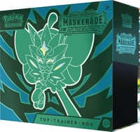 Pokémon Zberateľská kartová hra: Elite Trainer Box Scarlet & Violet – Twilight Masquerade (promo karta Ogerpon v tyrkysovo-zelenej maske, 9 booster balíčkov a) 3