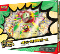 Pokémon zberateľská kartová hra – Kolekcia Mega evolúcie: Vznešení hrdinovia: Mega-Meganium-ex (1 holografická promo karta, 1 veľká pohyblivá karta a 4 boostery) 3