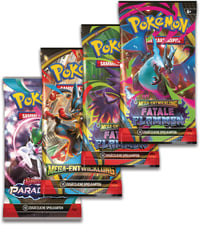 Pokémon kartová hra: Plechová krabička Mega Charizard Y-ex – 4 balíčky a 1 holografická promo karta 3