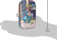 Mini-plechovka Pokémon Illumis – Salamence a Litleo (2 balíčky, 1 umelecká karta a 1 hárok nálepiek) 3