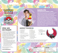Pokémon TCG World Championships Deck 2024 - Sakuya OTA - Ancient Toolbox - kompletný 60-kartový balíček s príslušenstvom 4