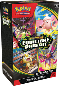 Pokémon Mega-Evolúcia Booster Balíček – Dokonalá rovnováha – 6 ks Booster – Kartová hra Pokémon TCG 1