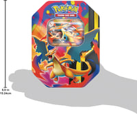 Pokémon Mega Charizard Y-ex Box – 4 balíčky a 1 lesklá promo karta – Zberateľská kartová hra 3
