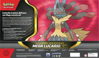 Zberateľské balenie Pokémon Mega Lucario-ex – holografická promo karta, obrovská promo karta, 5 posilňovacích balíčkov a figúrka Mega Lucaria 7