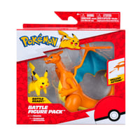 Pokémon PKW3459 Battle Figure Pack - Súprava pohyblivých akčných figúrok Charizard a Pikachu pre deti 1