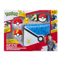 Pokémon PKW4171 Pikachu Clip 'N' Go súprava s bandalírom – bojová figúrka Pikachu, Pokéball, Turboball, popruh a bandalír, oficiálna súprava, 5 2