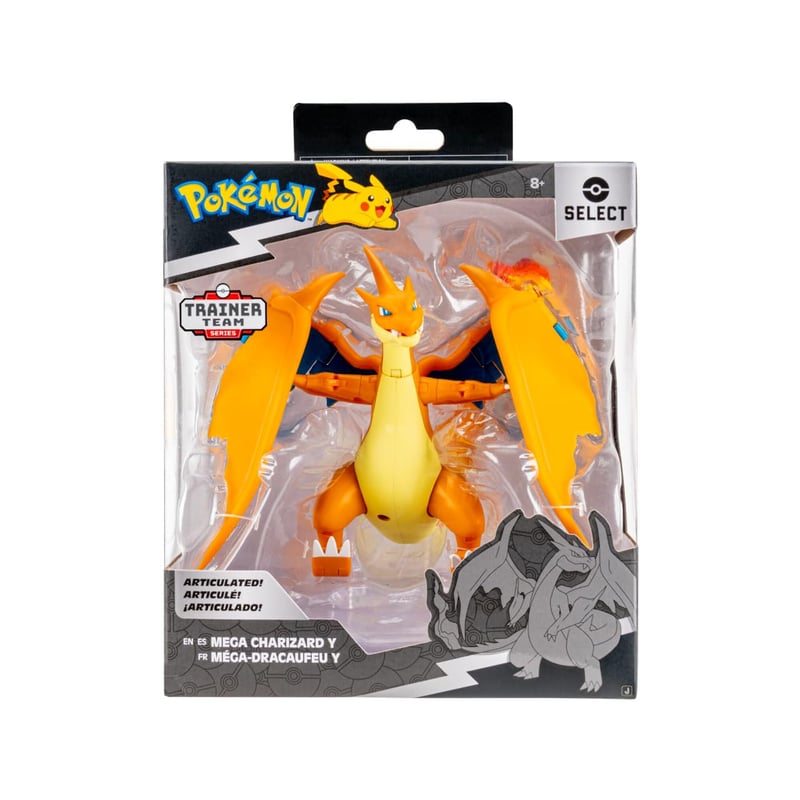 Pokémon PKW4523 Select figúrka Mega Charizard Y oficiálna pohyblivá figúrka 15 cm