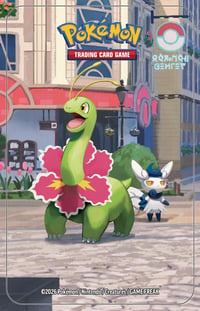 Pokémon zberateľská kartová hra Mini Tin Box Illumina City: Meganium a Espurr – 2 balíčky boosterov, 1 obrázková karta a 1 hárok nálepiek 6