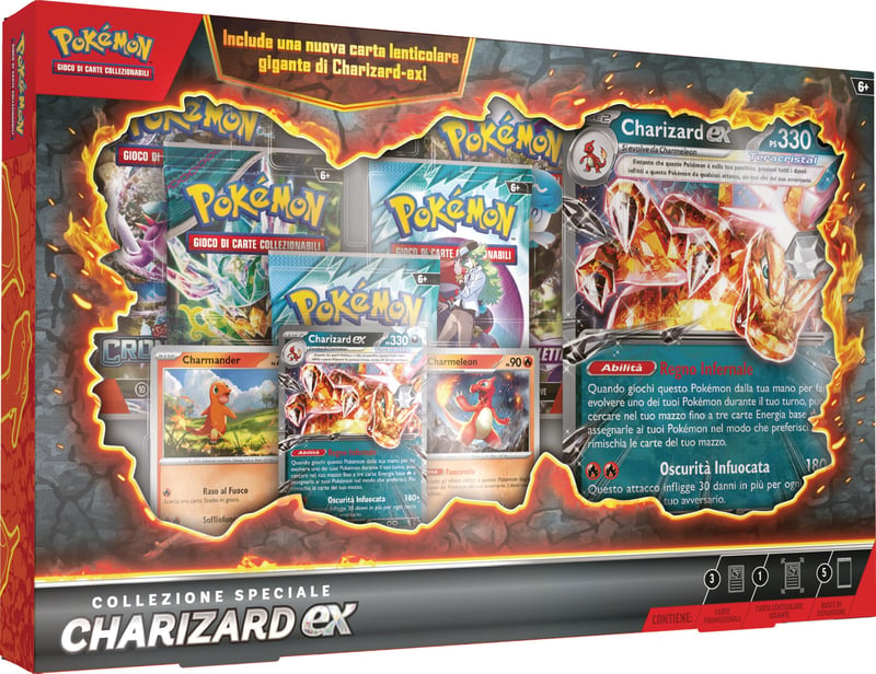Pokémon Special Collection Charizard ex – Talianska edícia