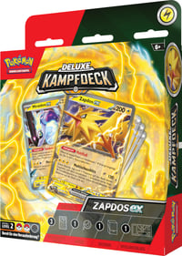 Pokémon TCG Deluxe bojový balíček Zapdos-ex – 60 kariet, pripravený na okamžité hranie 3