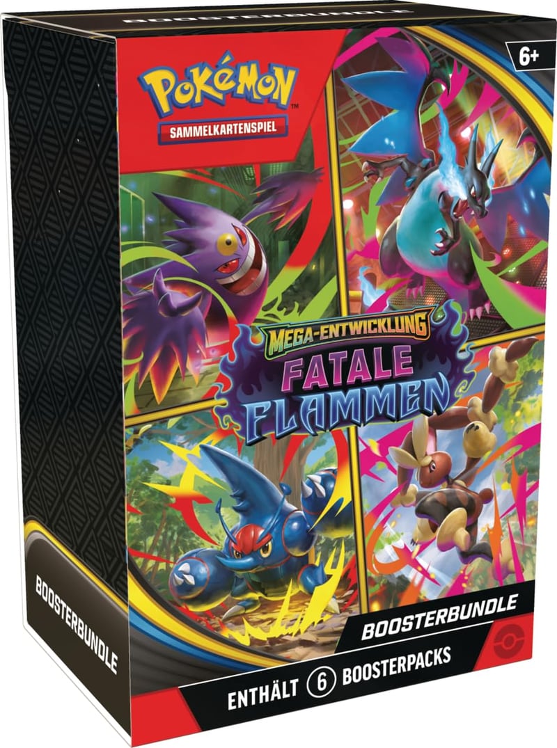 Pokémon TCG Mega Fejlődés – Fatale Flammen booster bundle (6 booster pack)
