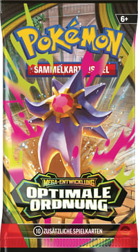 Pokémon Zberateľská kartová hra: Booster balíček Mega Evolution – Optimálny rad (6 booster balíčkov) 3