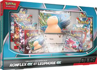 Pokémon TCG Snorlax-ex a Blissey-ex špeciálna kolekcia – 2 ligotavé promo karty, 1 veľká ligotavá karta a 8 booster balíčkov 1