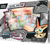 Pokémon TCG Victini Illusztráció Gyűjtemény - Unima, 1 Holografikus Kártya, 4 Booster Csomag, 1 Óriás Holografikus Ritka Illusztrációs Kárty 2