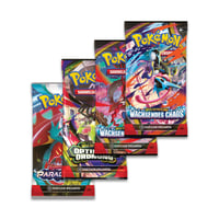 Pokémon Tin Box Mega Pixi ex #129 – Nemecký TCG box so 4 boostrami a promo kartou 3