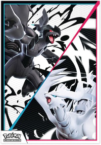 Pokémon Unima GCC Poster Gyűjtemény - 3 Holografikus Promó Kártya és 4 Booster Csomag - TCG Kártyajáték Szett 4