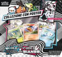 Pokémon Unima GCC Poster Gyűjtemény - 3 Holografikus Promó Kártya és 4 Booster Csomag - TCG Kártyajáték Szett 3